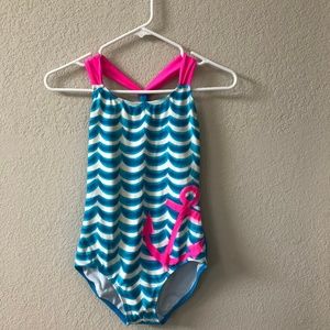 Target One-piece Girls Nautical Swimsuit